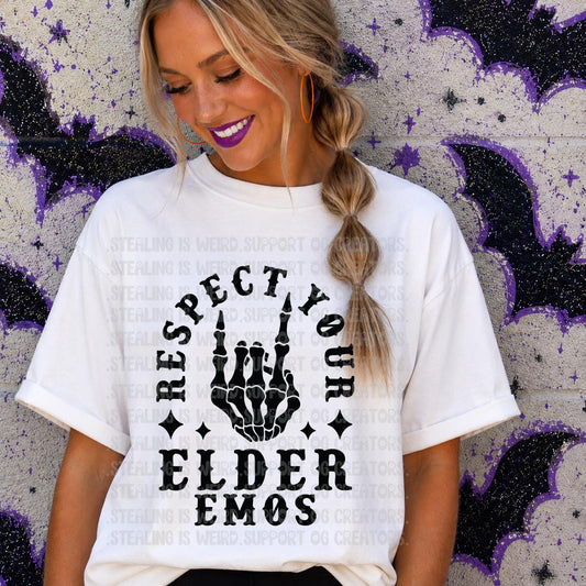 Respect Your Elder, Emos, 90s, Rock, DTF Transfer