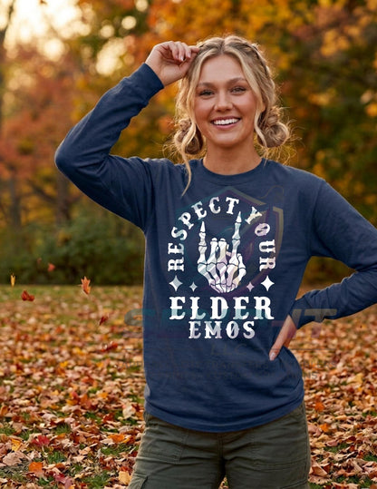 Elder, Emo,  DTF Transfer