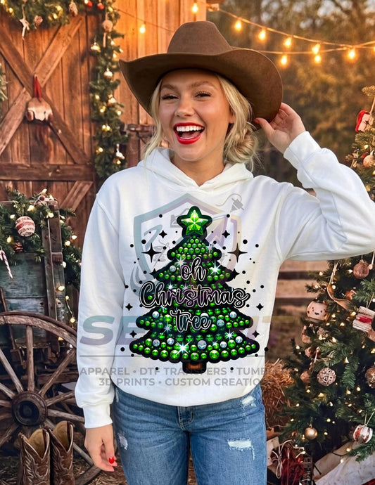 Oh Christmas, Tree, Christmas, DTF Transfer