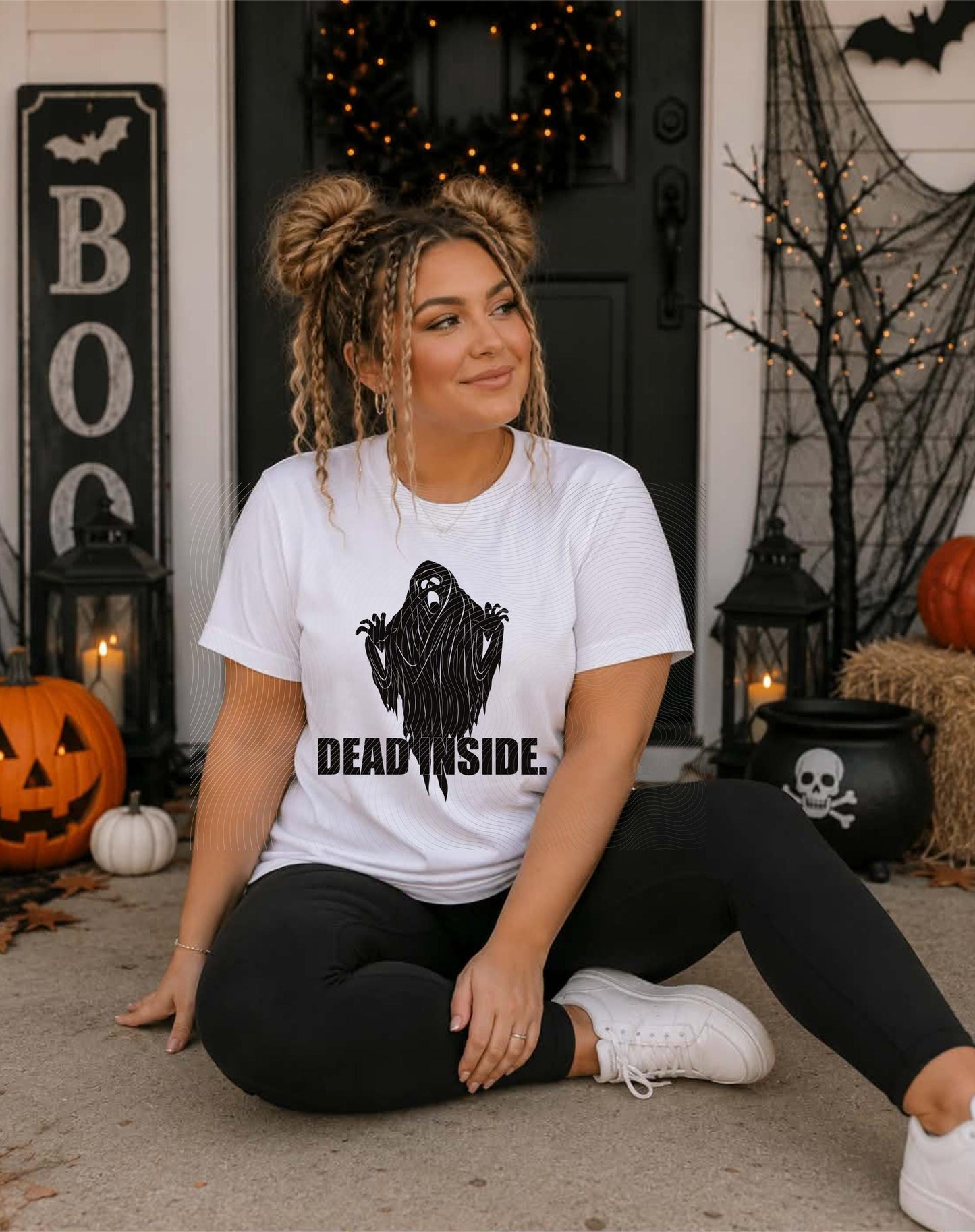 Dead, Inside, Ghost, Halloween, DTF Transfer