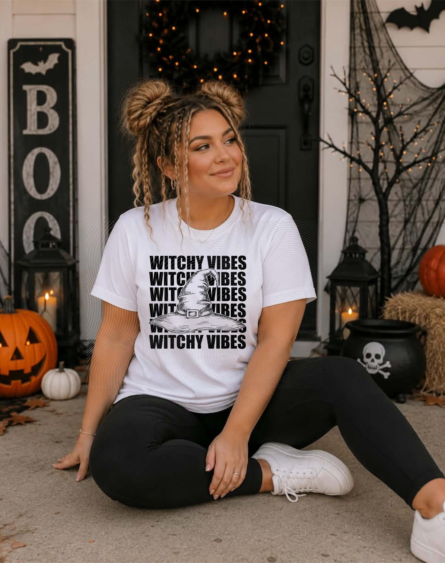 Witchy, Vibes, Halloween, DTF Transfer