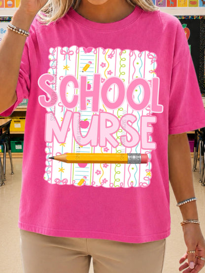 School Nurse, Back To School, DTF Transfer