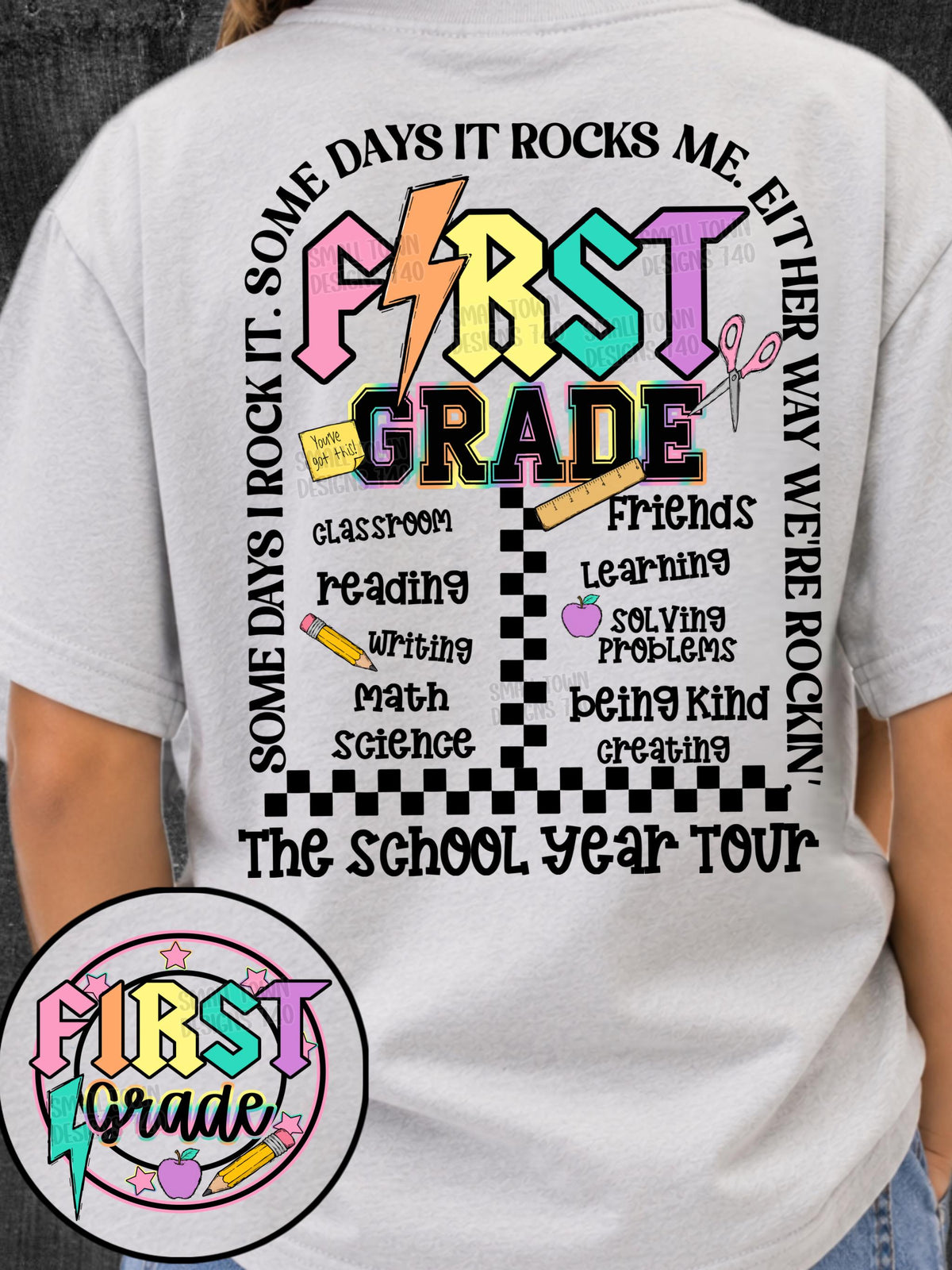 First Grade, Back To School, DTF Transfer