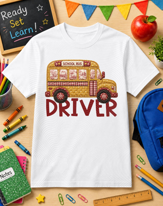 Bus Driver, Back To School, DTF Transfer