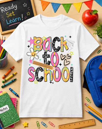 Back To School, DTF Transfer