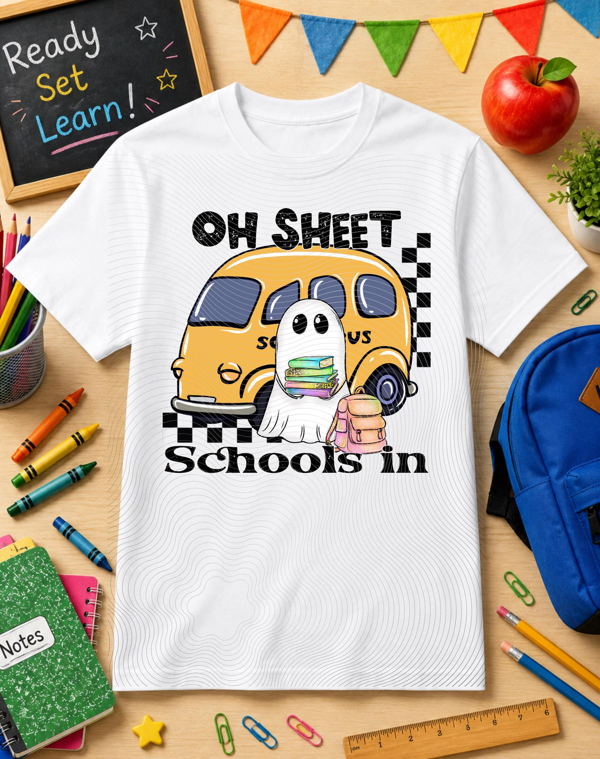 Oh Sheet, Halloween, Back To School, DTF Transfer