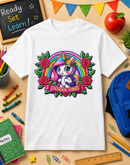 Unicorn, Back To School, DTF Transfer
