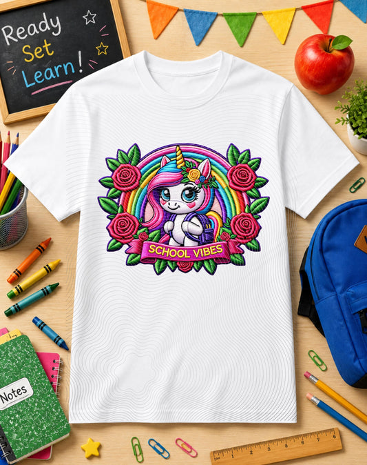 Unicorn, Back To School, DTF Transfer
