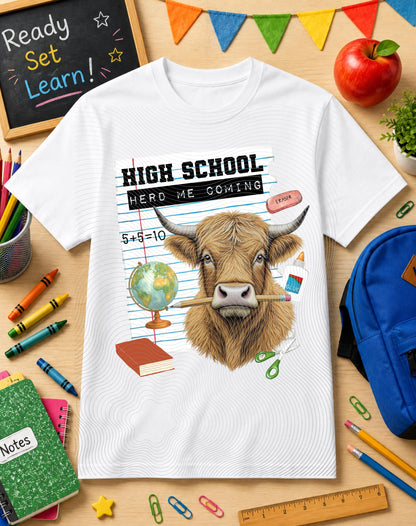 High School, Back To School, DTF Transfer