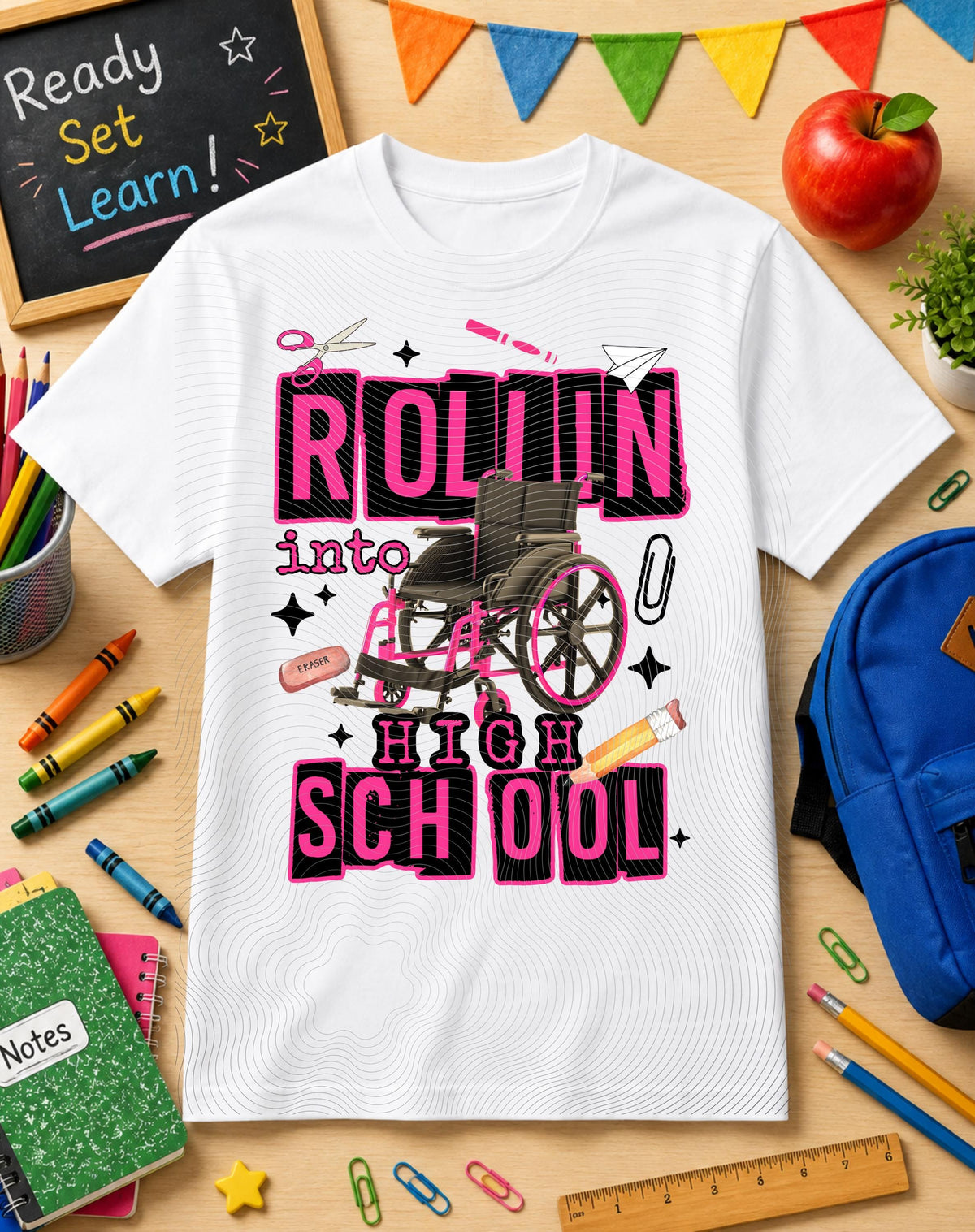 Rollin, High School, Back To School, DTF Transfer