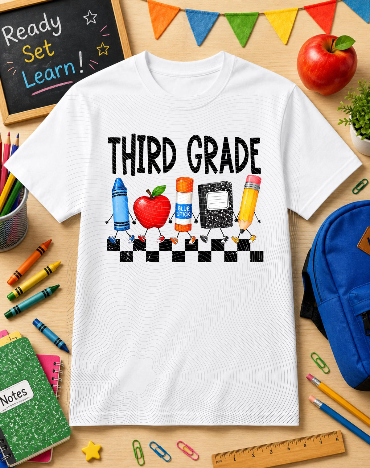 Third Grade, Back To School, DTF Transfer