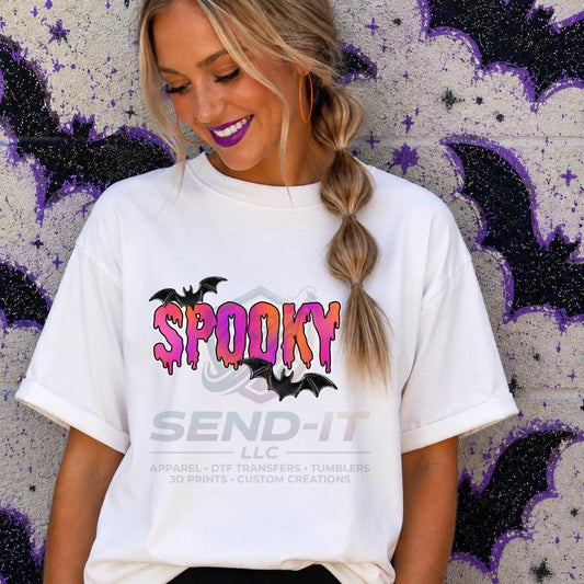 Spooky, Halloween,  DTF Transfer