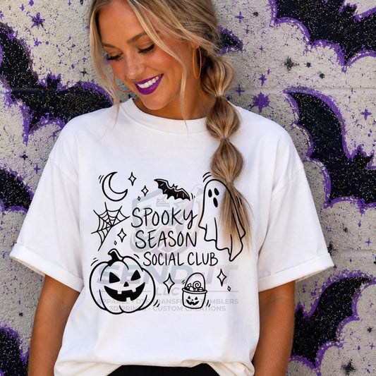 Spooky Season, Social, Club, DTF Transfer