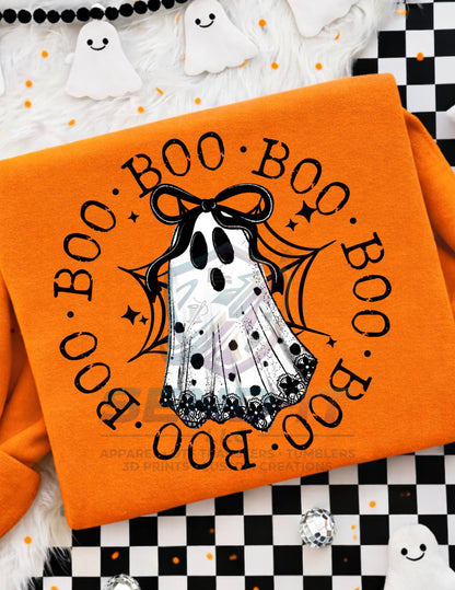 Boo, Ghost, DTF Transfer