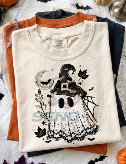 Witch, Ghost, Halloween, DTF Transfer