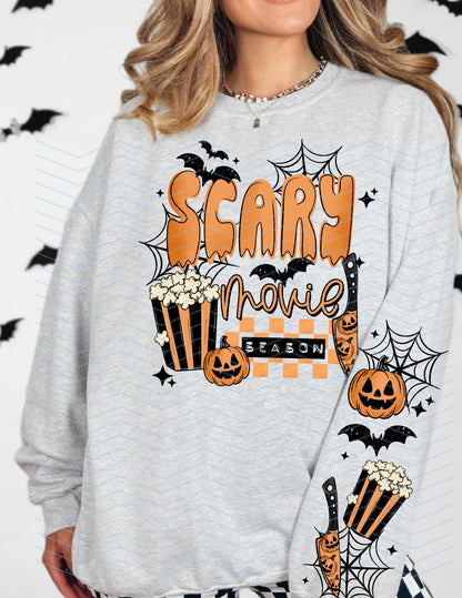 Scary, Movies, Halloween, Sleeves, DTF Transfer