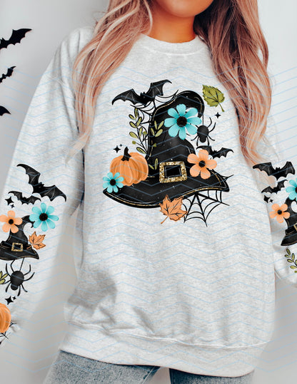 Witch, Halloween, Sleeves, DTF Transfer