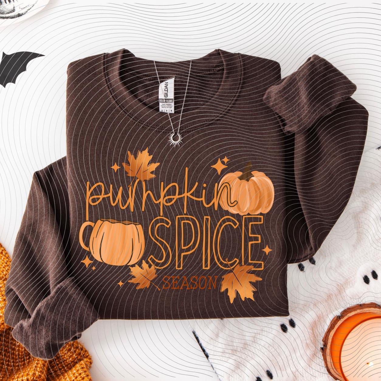 Pumpkin, Spice, Season, DTF Transfer