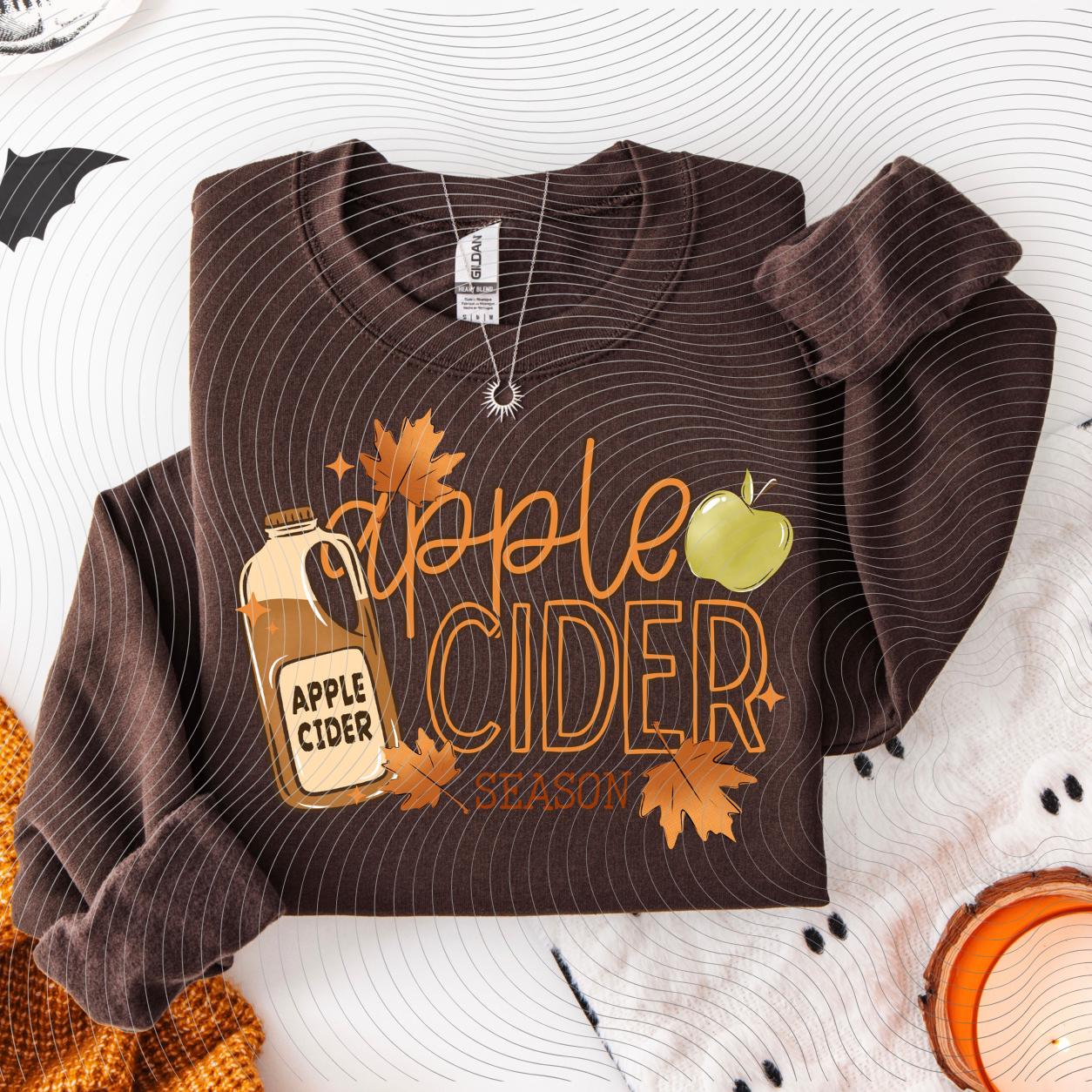 Apple, Cider, Season, Fall, DTF Transfer