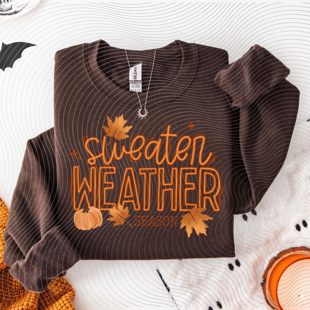 Sweater, Weather, Season, DTF Transfer