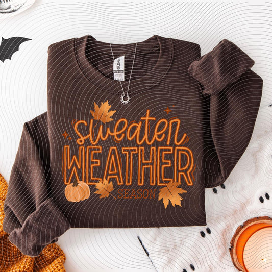 Sweater, Weather, Season, DTF Transfer