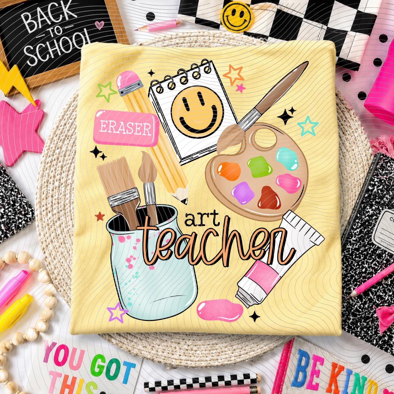 Art, Teacher, Back To School, DTF Transfer