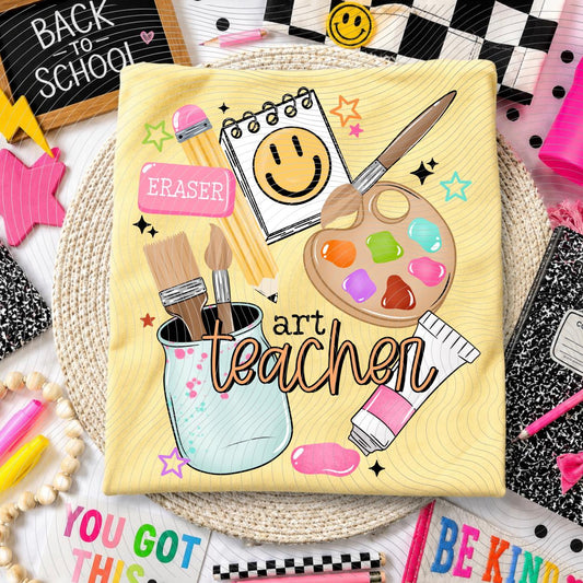 Art, Teacher, Back To School, DTF Transfer