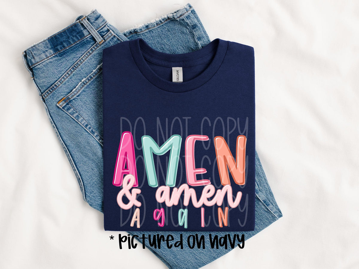 Amen, DTF Transfer