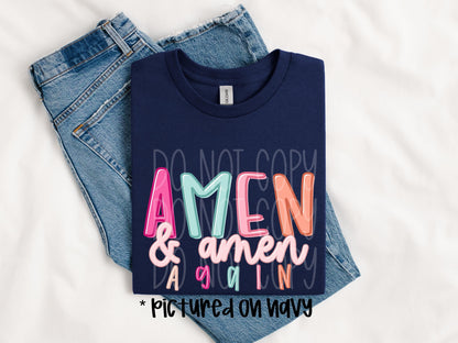 Amen, DTF Transfer