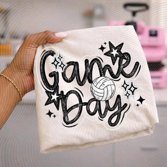 Game Day, Volleyball, DTF Transfer