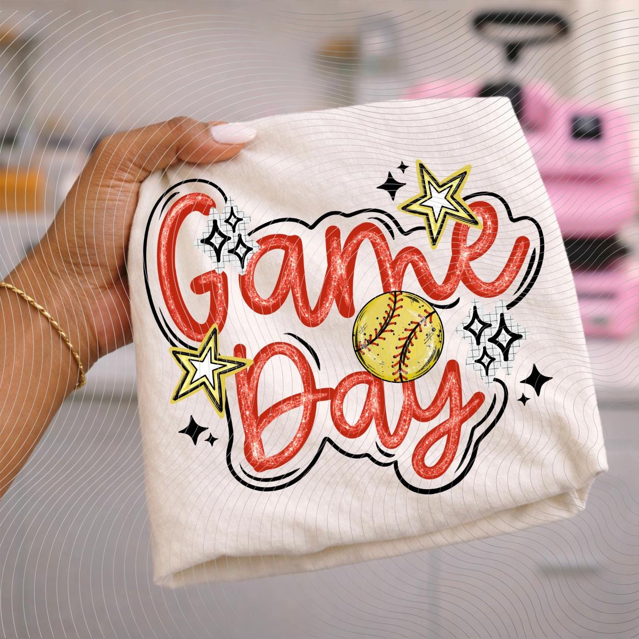 Game Day, Softball, DTF Transfer