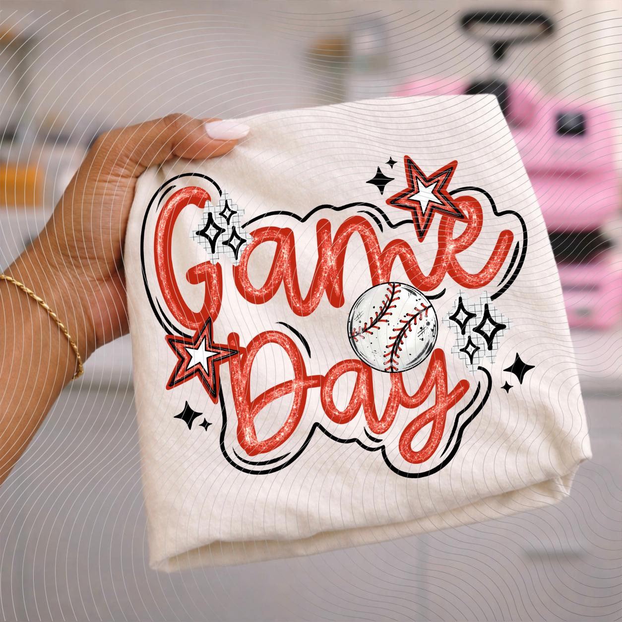 Game Day, Baseball, DTF Transfer