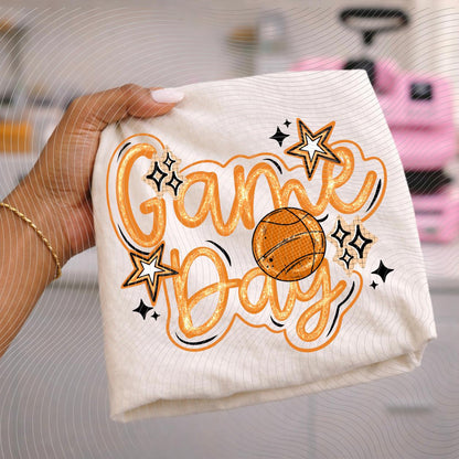 Game Day, Basketball, DTF Transfer