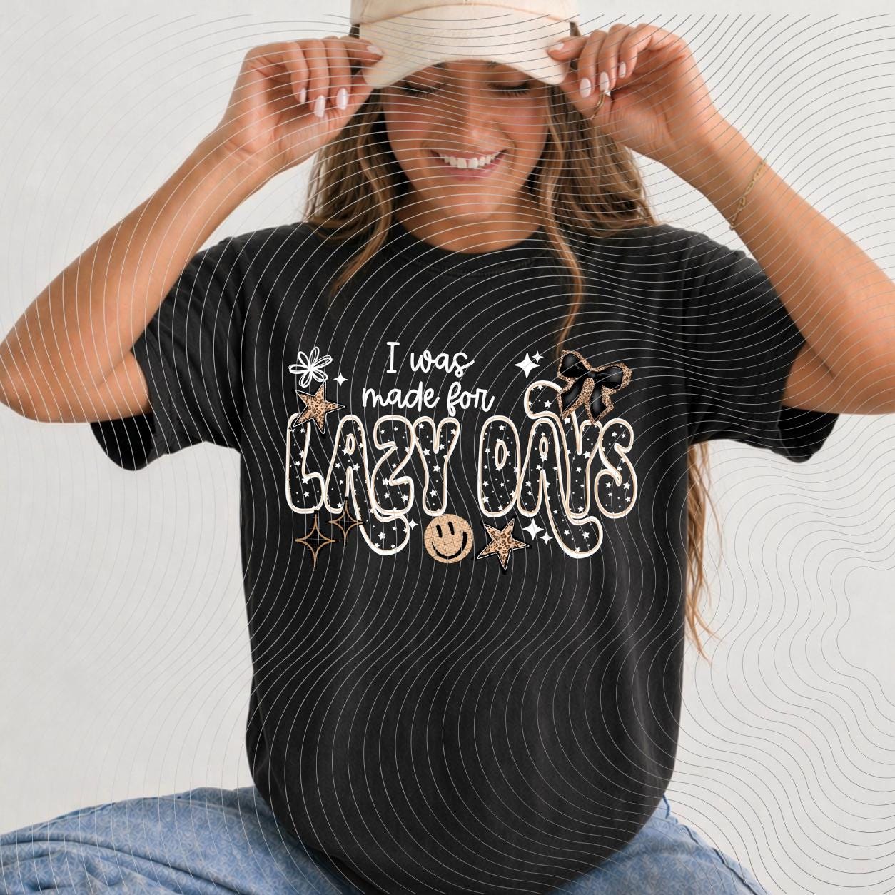 Made For, Lazy Days, DTF Transfer