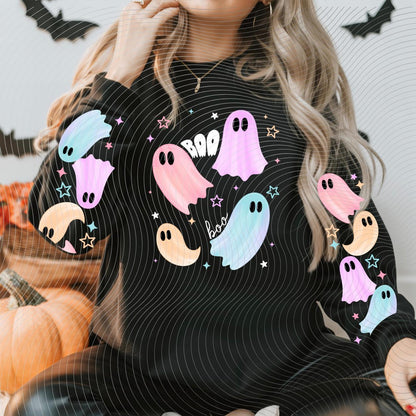 Pastel, Ghosts, Halloween, DTF Transfer