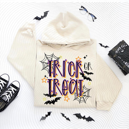 Trick, Treat, Halloween, Sleeves, DTF Transfer