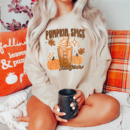 Pumpkin, Spice, Fall,  DTF Transfer