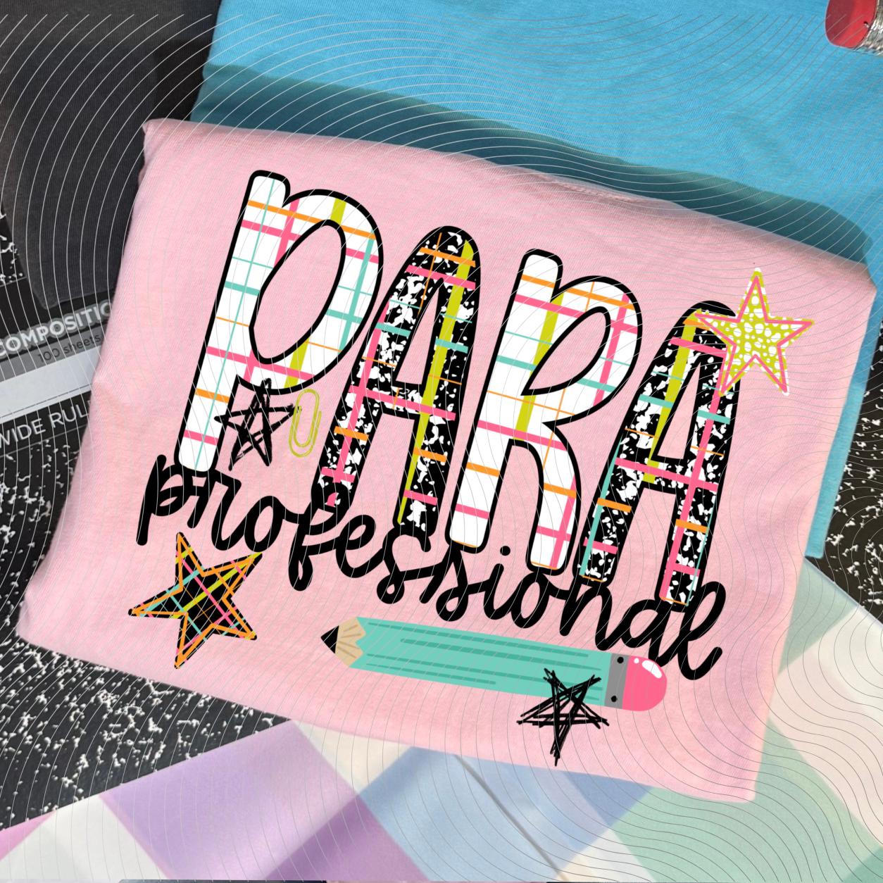 Para, Pencil, Back To School, DTF Transfer