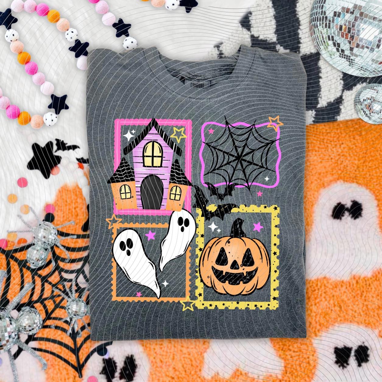 Haunted, House, Halloween, DTF Transfer