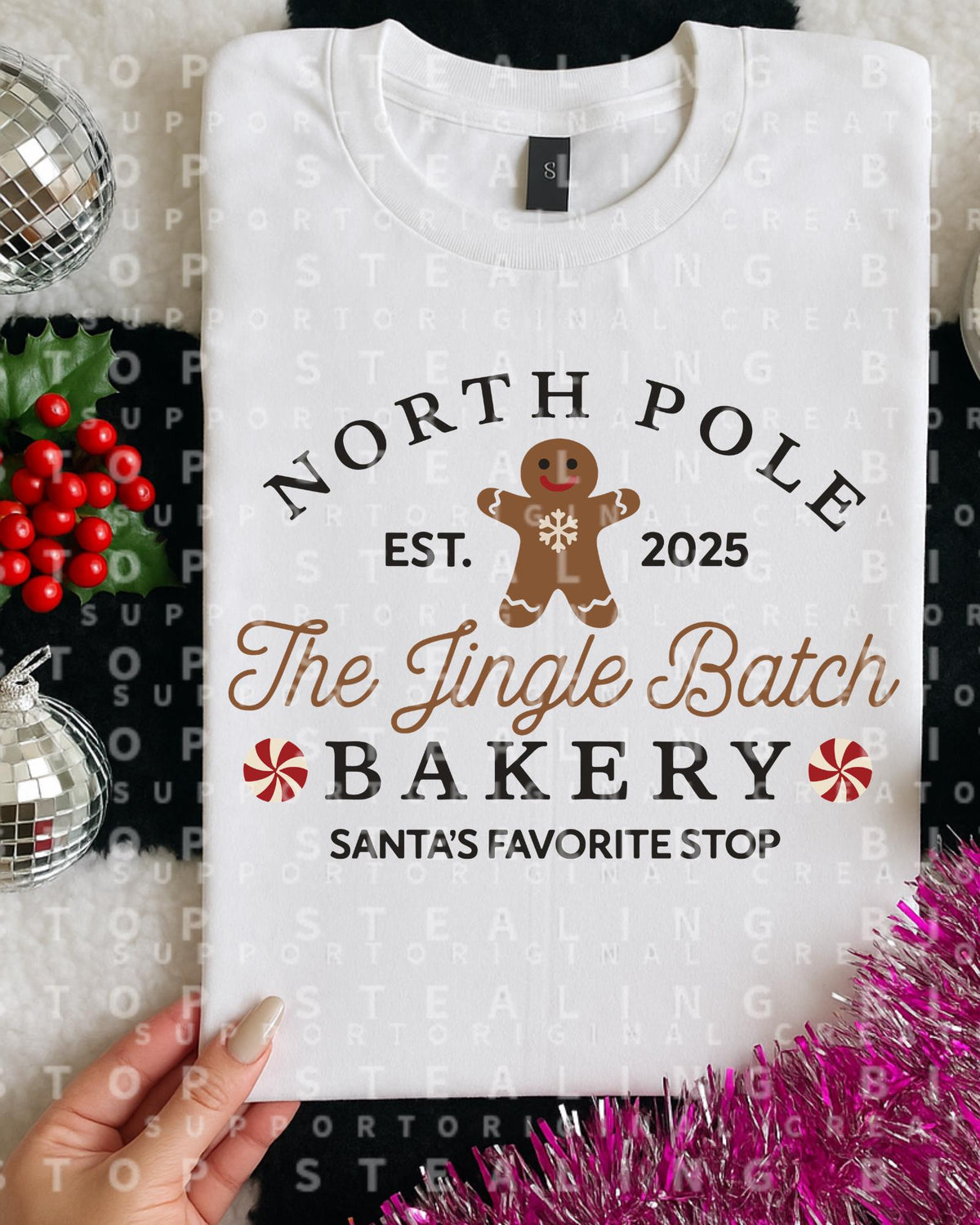 Northpole, Bakery, Christmas, DTF Transfer