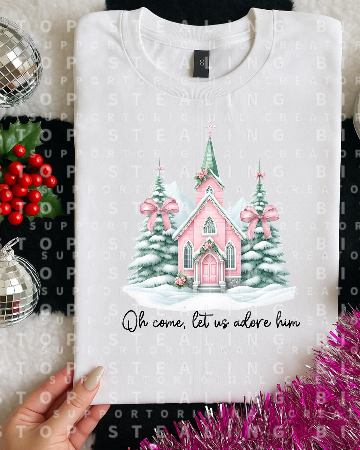 Come Let us Adore Him, Christmas, DTF Transfer