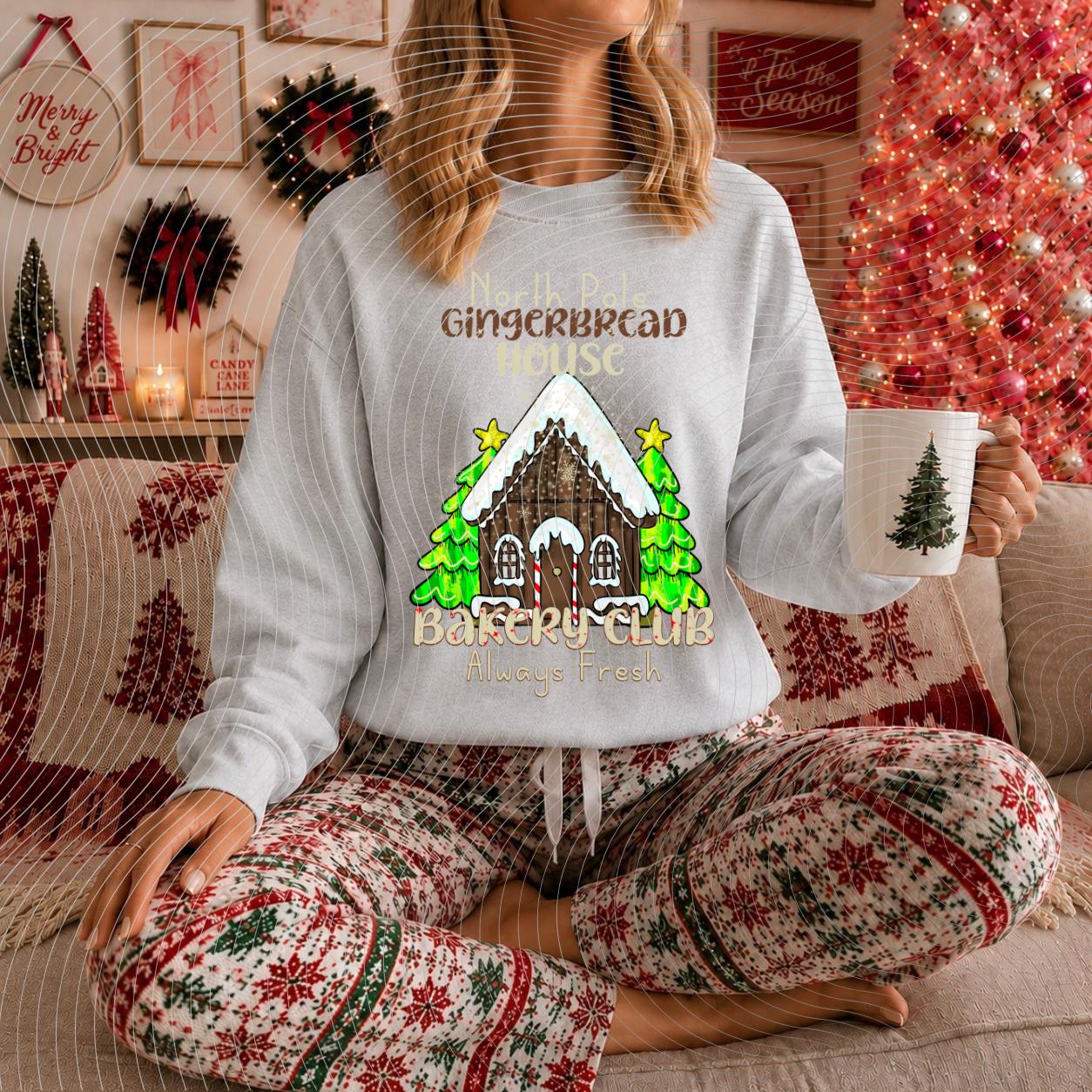 Gingerbread, Bakery, Christmas, DTF Transfer