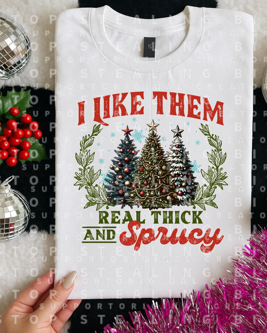 Sprucy, Christmas, DTF Transfer