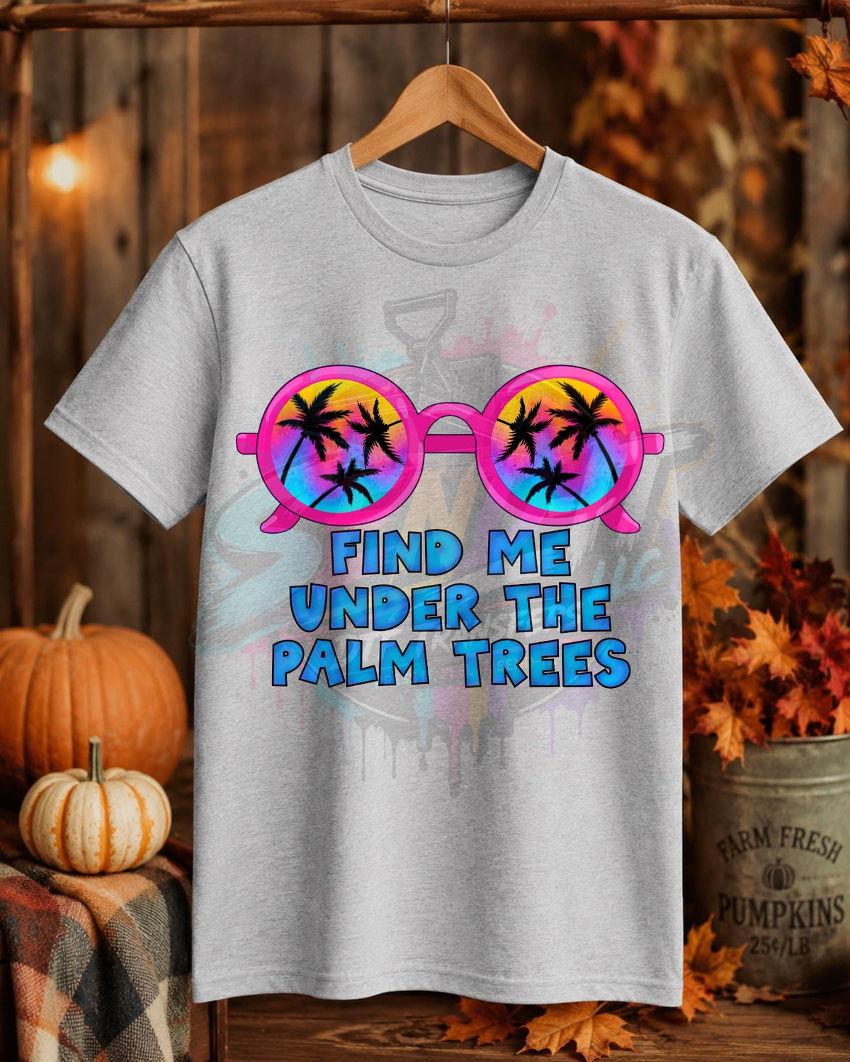 Under the Palm Trees, DTF Transfer