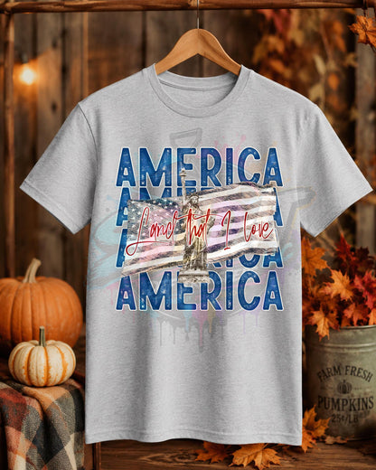 America, DTF Transfer