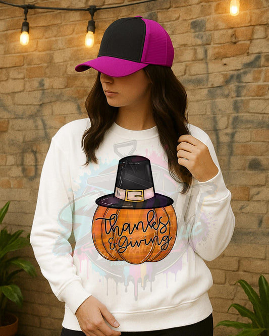 Thanksgiving Pumpkin, DTF Transfer