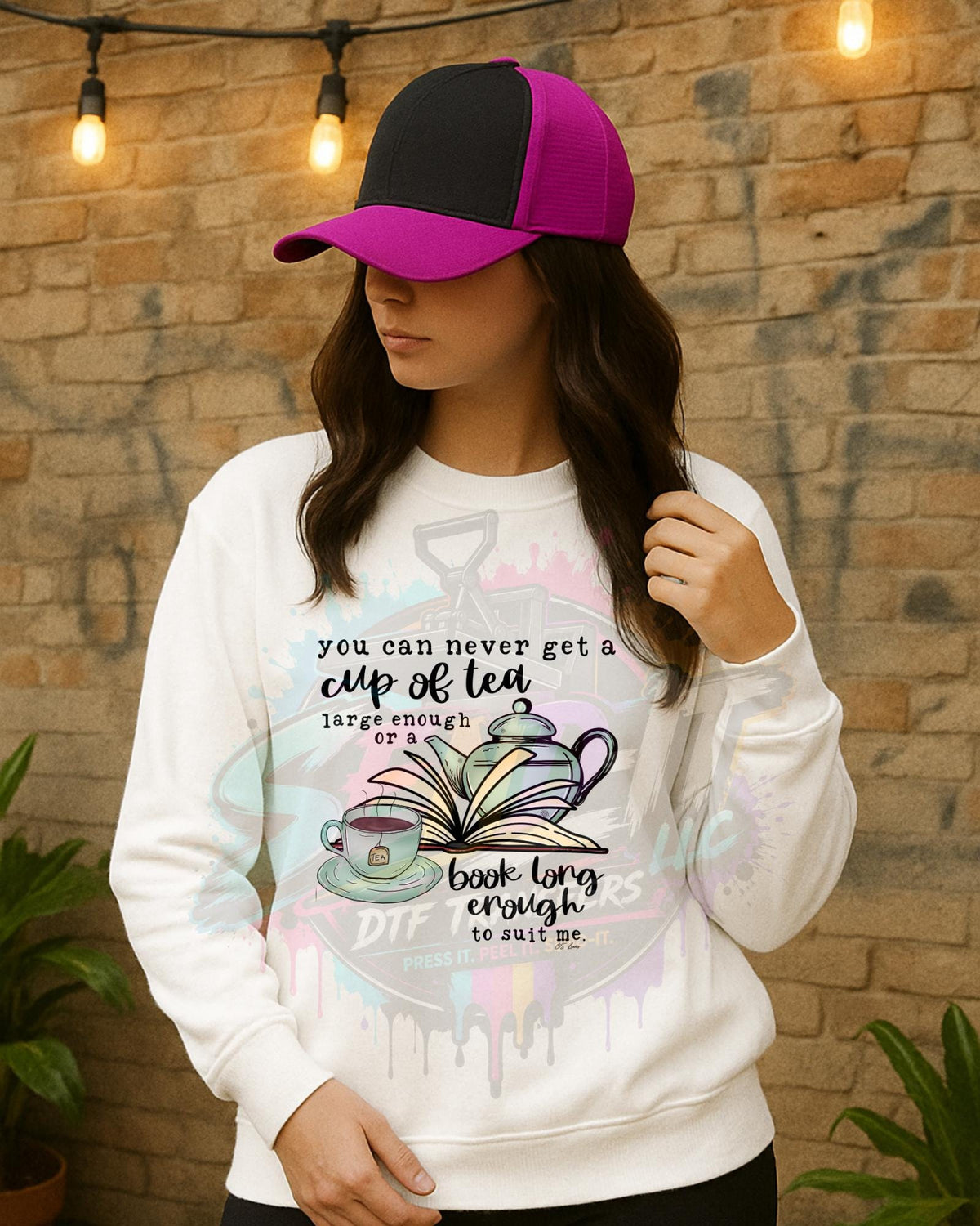 Cup Of Tea, DTF Transfer