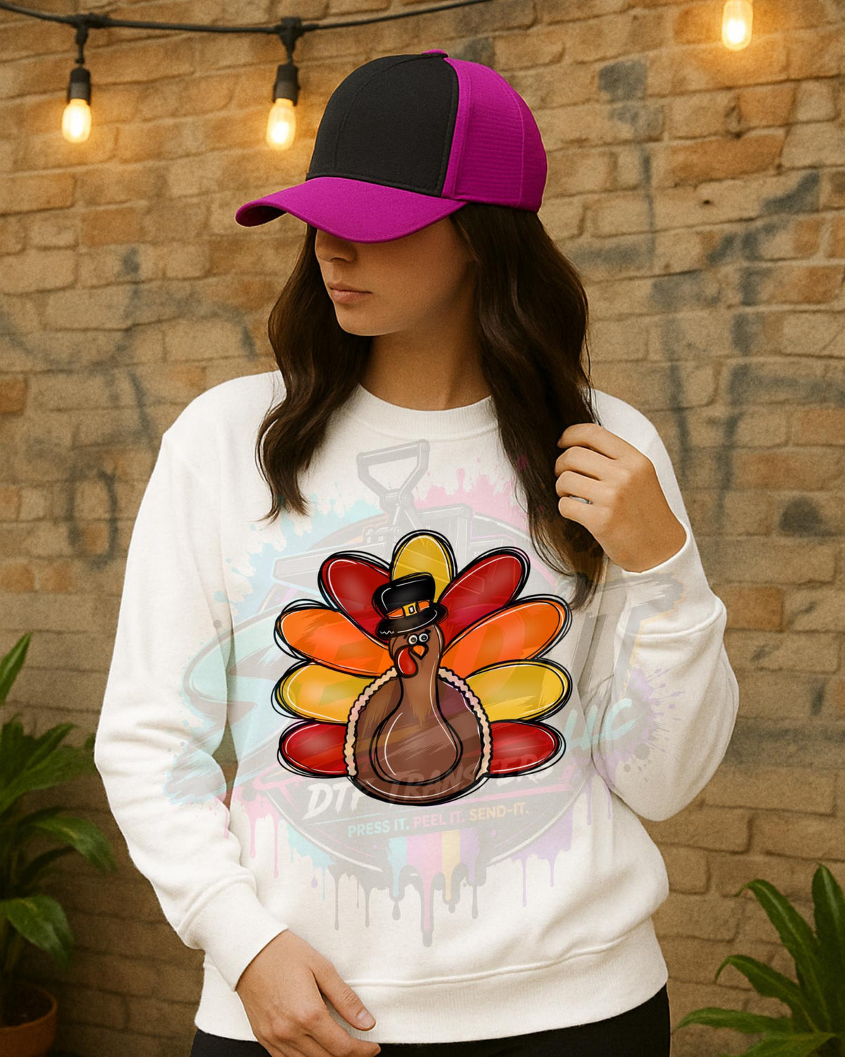 Turkey, Thanksgiving, DTF Transfer