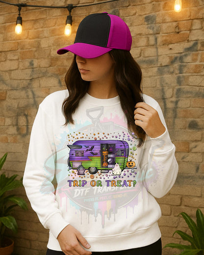 Trip Or Treat, Halloween, DTF Transfer