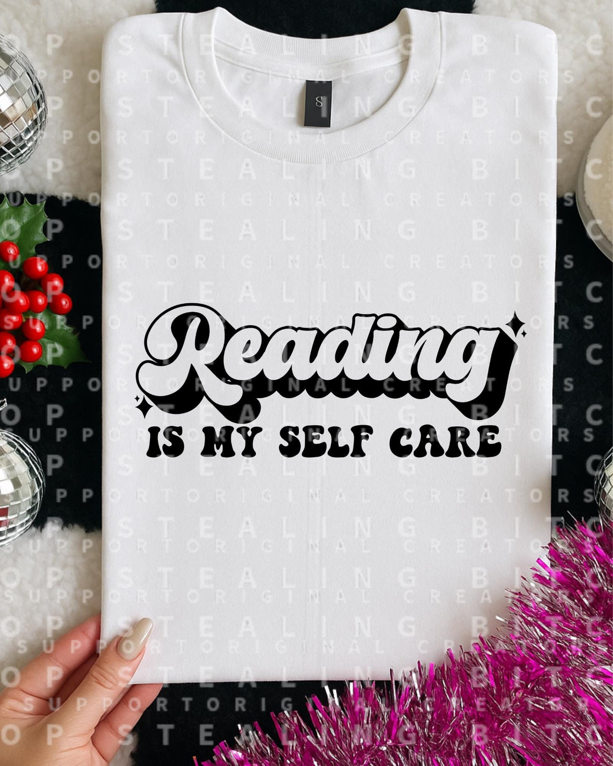 Reading, Self Care, DTF Transfer